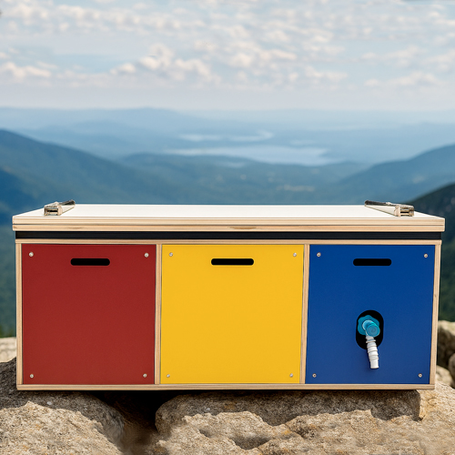 Küchenmodul und Schlafmodul individuell konfigurierbar. Schnelle Umbaumöglickeit zum Camper