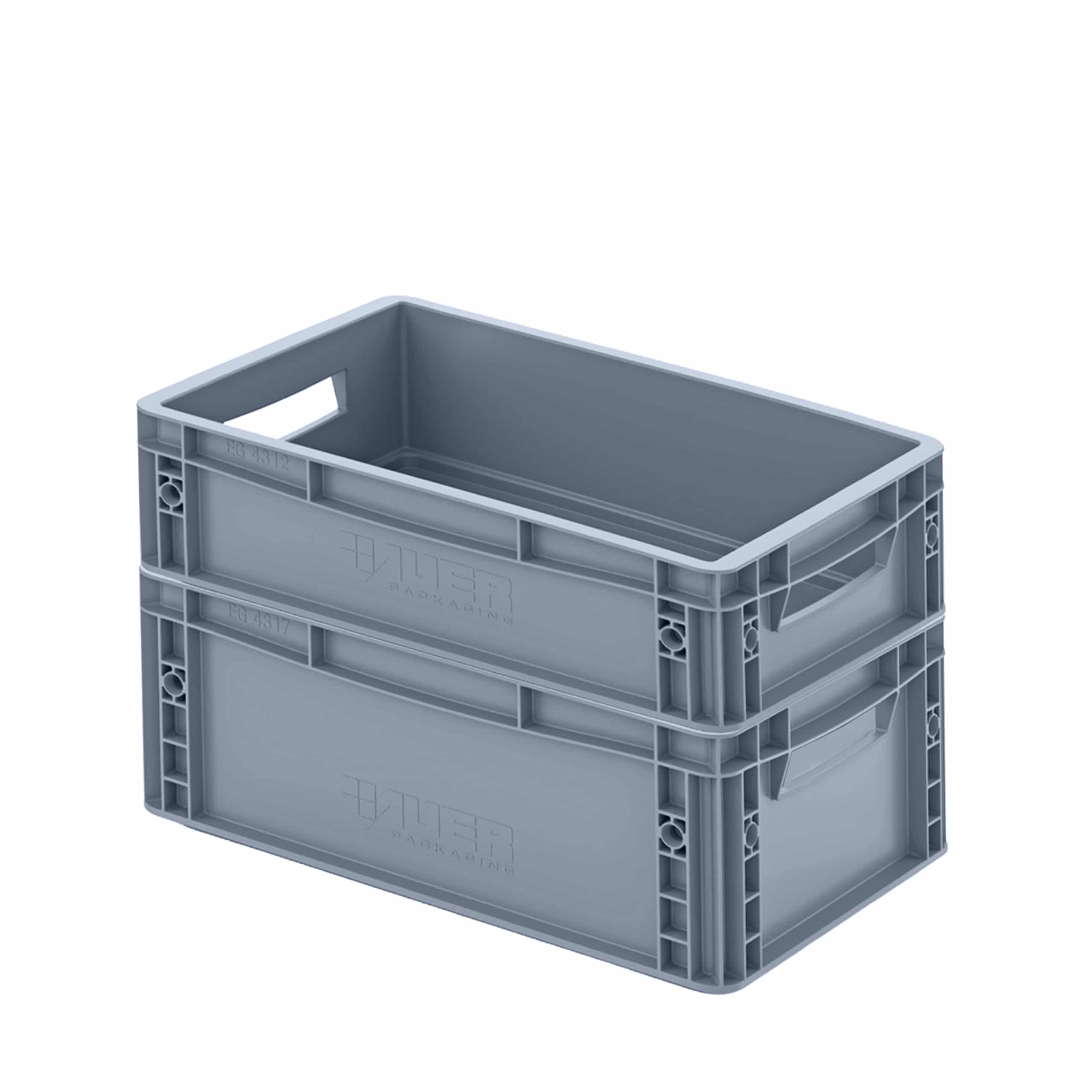 Euroboxen 40x30 cm in versch. Ausführungen + Deckel