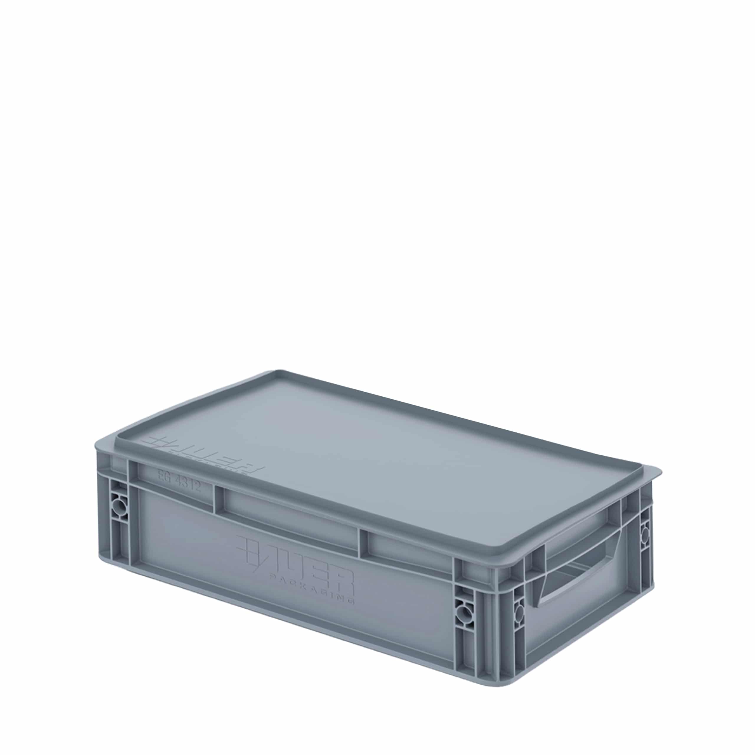 Euroboxen 40x30 cm in versch. Ausführungen + Deckel – Bild 2